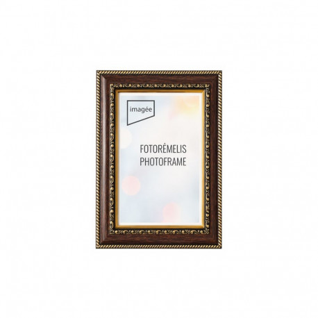 Frame - Imagee VF3570 30x40 Plastic Picture Frame Brown with Gold