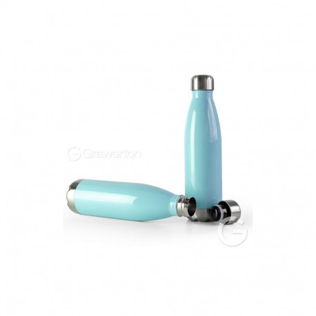 Thermal Flask - Argo Metal Thermos 500 ml 260 x 70 mm Blue