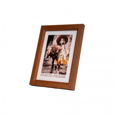 Frame - Fandy 40x50 Bevel Wooden Picture Frame 20mm Dark Brown