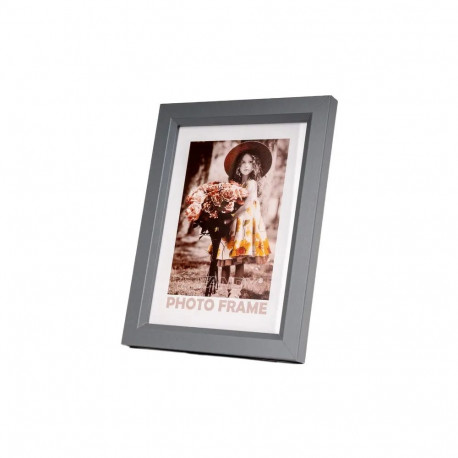 Frame - Fandy 40x50 Bevel Wooden Picture Frame 20mm Grey