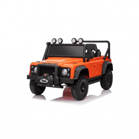Land Rover laste elektriauto DEF HATIS, oranž