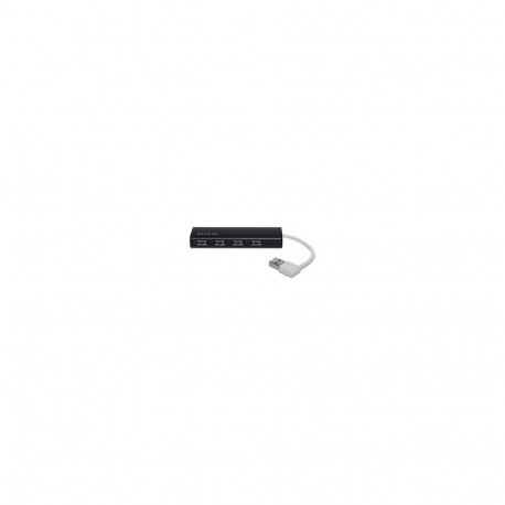 "Belkin USB 2.0 HUB, 1:4, SLIM, Passiv, Schwarz"