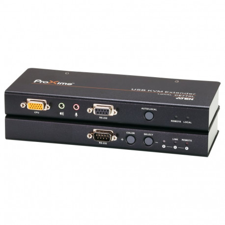 ATEN KVM-pikendaja USB VGA heli RS-232 deskew 300m