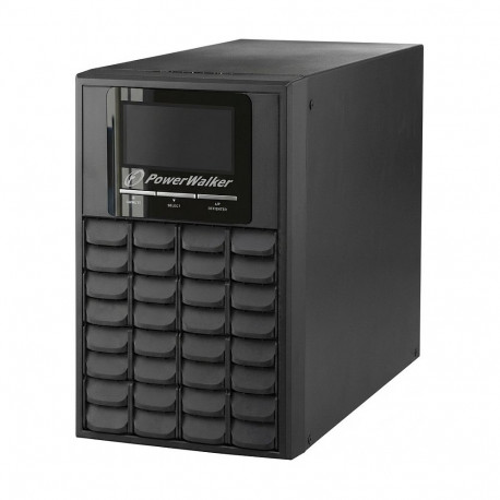 "POWERWALKER VFI 1000C LCD UPS 800Watt 1000VA 9Ah RS-232 USB output connectors 3 PFC Black"