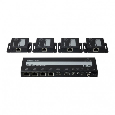 ATEN HDMI jagaja VS1824KIT 4-pordiline 4K Cat6 4 vastuvõtjaga
