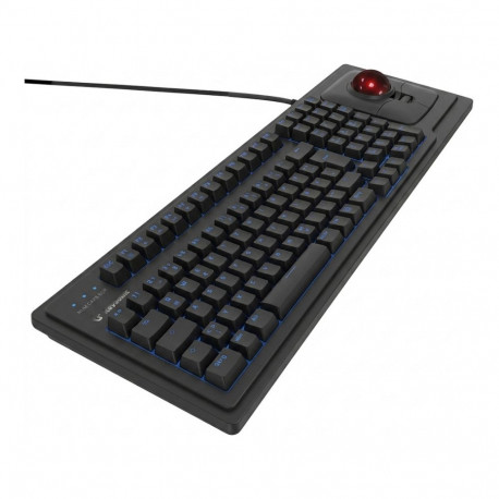 KeySonic klaviatuur KSK-8202ELU-T UK trackball juhtmega QWERTY