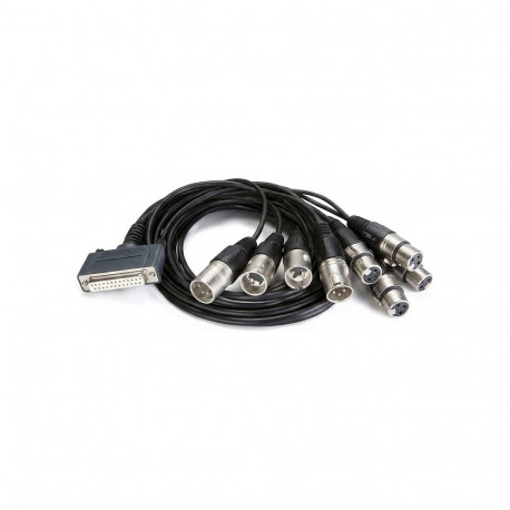 "AJA Breakout Cable Audio cable DB-25 male to DB-25, XLR3 Thumbscrews"