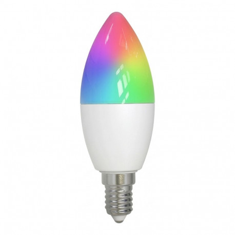 LED Retrofit E14 piimjas küünlalamp 4W RGB-WW (RGB-CCT) Milight/Miboxer