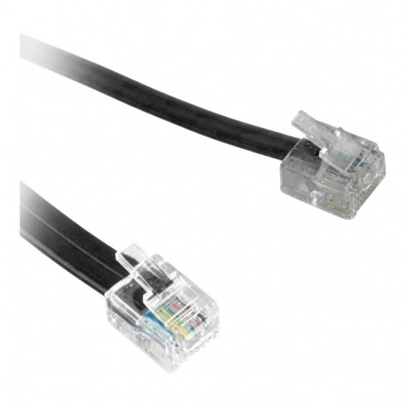 "Synergy21 Kabel TK TAE-Adapter,flach,TAE-F -> RJ11/RJ12, Bulkware,"