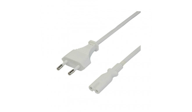 Deltaco Power cable CEE 7/16 - C7 1.5m white