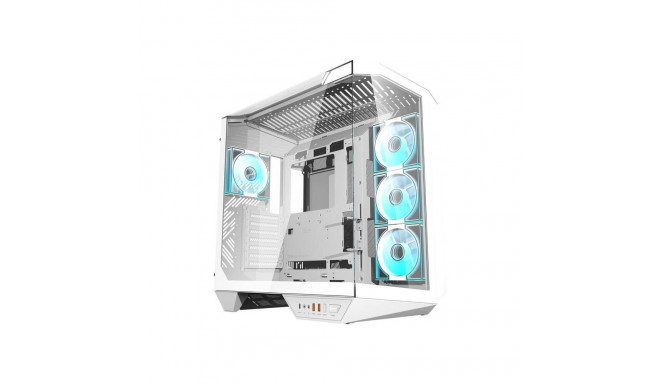 Computer Case - Darkflash DY470 Midi Tower ATX, MicroATX, ITX, Tempered Glass, White