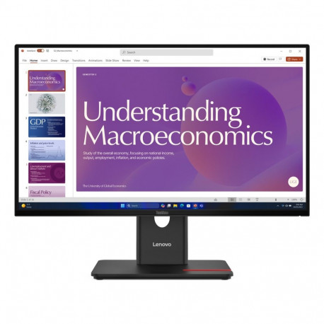 Monitor - Lenovo ThinkVision T24D-40 23.8" Full HD IPS, HDMI, USB Type-C, Black