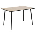 Söögilaud WILMA 120x80x75 cm, valge