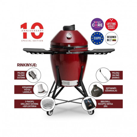 Kamadobono grill MEDIA EVO 22, punane