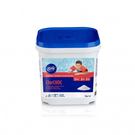 Basseinivee šokk-kloor 5kg graanulid