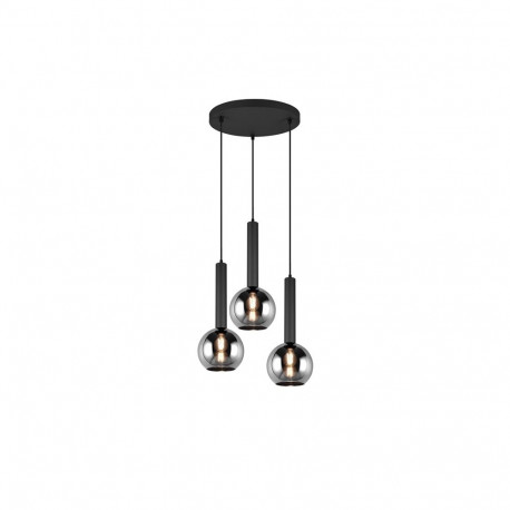 PENDANT LIGHT CLAYTON 3XE27 MATT BLACK