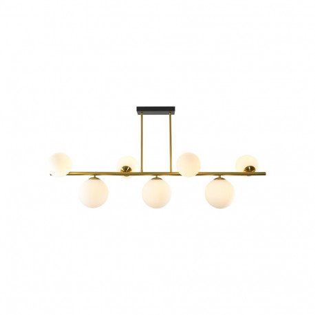 ripplamp Raile H52cm 7xG9 kuld