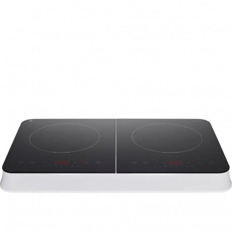LIFE Doppel-Induktionskochplatte MD18493 (schwarz, 3.500 Watt, 2x Ø 20cm)