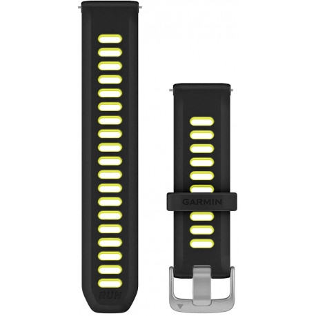Garmin watch strap Quick Release 20mm Forerunner 170, black/yellow