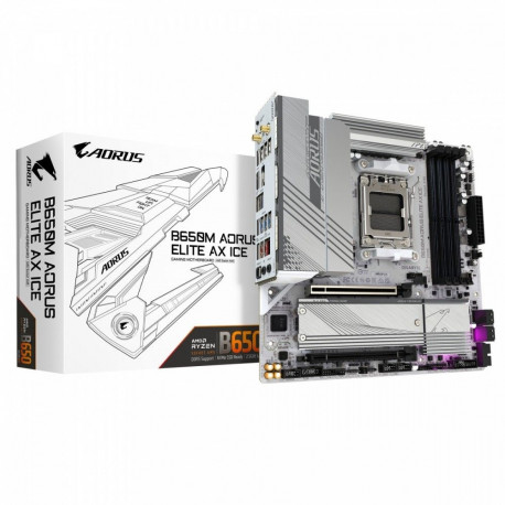Motherboard B650M A ELITE AX ICE HDMI/DP M2 m.ATX