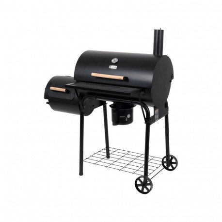 Söegrill suitsutusfunktsiooniga liha ja kala grillimiseks 64x37cm XXL 99909 LUND