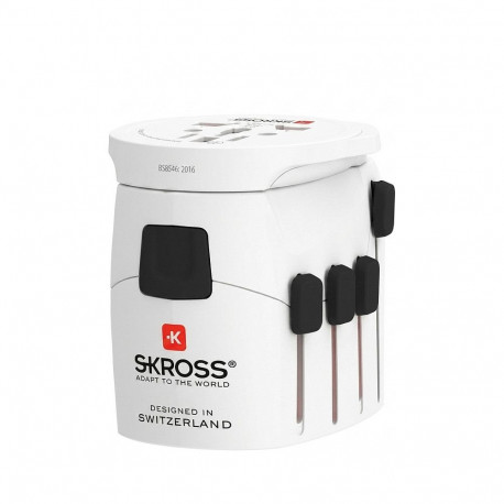 Skross reisivooluadapter PRO Light USB 2xA ülemaailmne