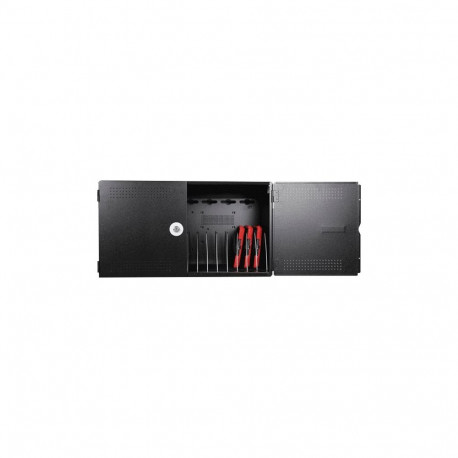 LEBA NoteBox 16 Black Key lock USB-C Schuko plug 12 watts available per device USB 2.0