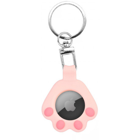 Case Cat Paw AirTag, pink