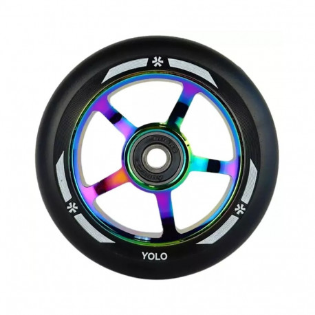 Ratas tõukerattale Union Yolo Pro Scooter Wheel 100mm Black/Neochrome