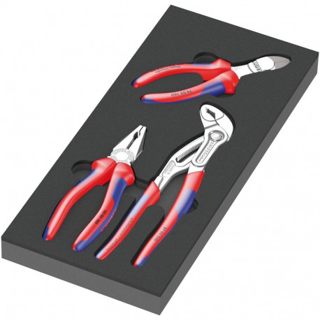 Wera 9780 KNIPEX Pliers Set 1 Foam Insert