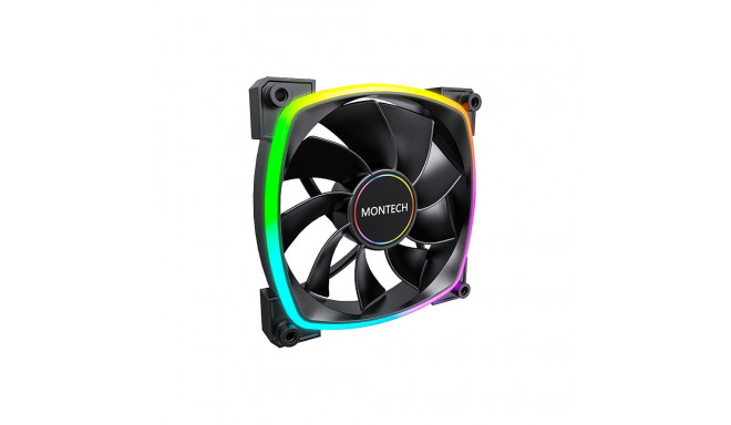 "140mm Montech RX140 PWM 140x140x25 Black"