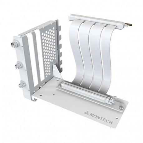 "Montech Vertikales GPU Mounting Kit, PCIe 4.0 Riser-Kabel (wei, 20cm)"