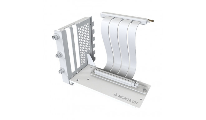 "Montech Vertikales GPU Mounting Kit, PCIe 4.0 Riser-Kabel (wei, 20cm)"