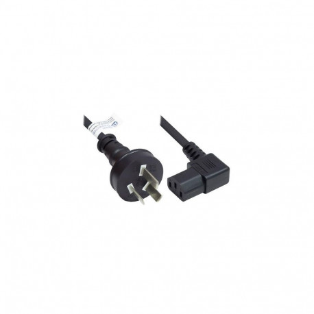 Alcasa P8031-S018 power cable Black 1.8 m Power plug type I C13 coupler