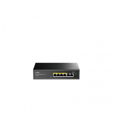 Cudy FS1006P network switch Fast Ethernet (10/100) Power over Ethernet (PoE) Black
