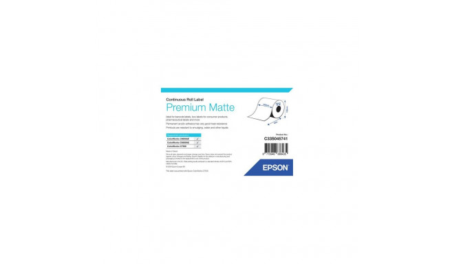 Epson Premium Matte Label - Continuous Roll: 102mm x 60m