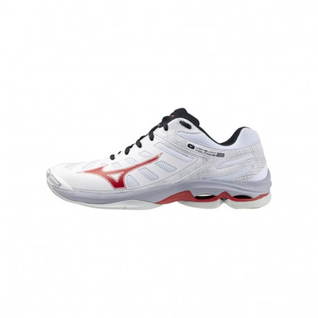 Võrkpallijalatsid Mizuno WAVE VOLTAGE 2 valge/tumesinine - 46.5