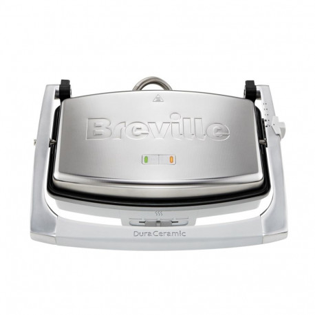 Toaster - Breville DuraCeramic VST071X, Adjustable Temperature, Hinged Lid, Black