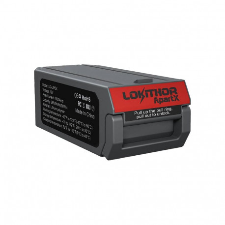 Battery - Lokithor ApartX LO-LIPOX 4000mAh 98Wh 4000A For Gasoline Up To 10.0L Diesel Up To 8.0L Bla