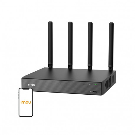 Network Video Recorder - IMOU N118W 18-Channel 4K H.265/H.264 16TB Wi-Fi 6 Black