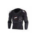 Chest and Back Protector - Leatt ReaFlex Body Protector, Hardshell, Adjustable Straps, Black