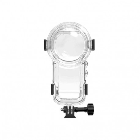 Camera Case - Puluz Waterproof Case For Insta360 X5 Camera, 60m Depth, PMMA Lens, Black