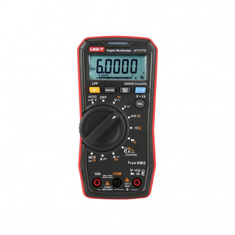 Measurement Tool - Uni-T UT117C Digital Multimeter 600V, 10A, Bluetooth Black/Red