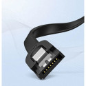 Ugreen angle SATA 3.0 cable 0.5m black (US217)