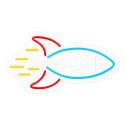 Neon PLEXI LED ROCKET multicolor NNE18 Neolia