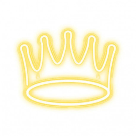 ż_Neon PLEXI LED CROWN warm white NNE12 Neolia
