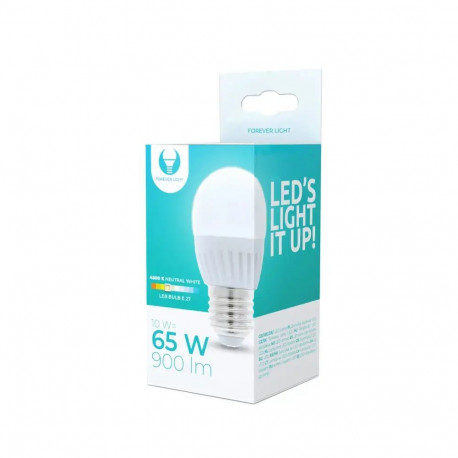 LED-pirn E27 G45 10W 230V 4500K 900lm keraamiline Forever Light