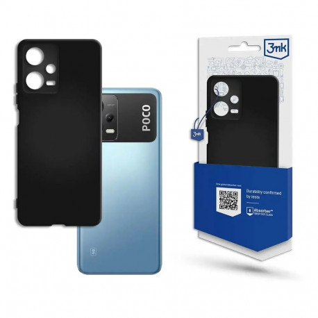 3MK Matt telefoni ümbris Poco X5 must