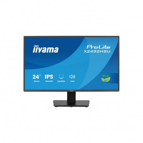 iiyama ProLite X2492HSU-B1 Monitor 24'' IPS, FHD 1920x1080, 3 ms, 300 cd/m2, 120 Hz, Black