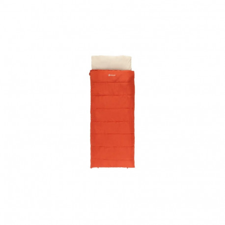 Outwell magamiskott Contour Lux 220x85cm temperatuur -19 kuni 15°C parempoolse tõmblukuga, punane